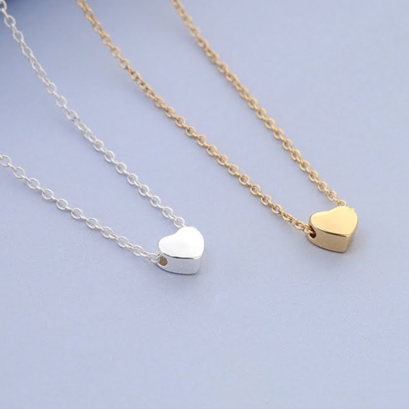 Silver Little Heart Necklace - Picture 2 of 2